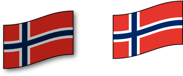 Arby&clipart - Norway Flag Clipart (600x264), Png Download