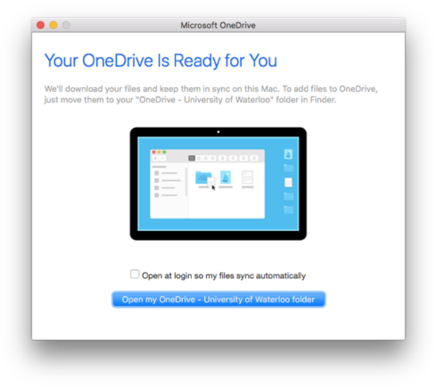 You're Onedrive Is Ready For You Success Screen - Computer Icon (500x442), Png Download