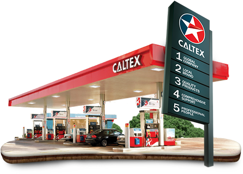 The Caltex Advantage - Caltex Gasoline Station (485x358), Png Download