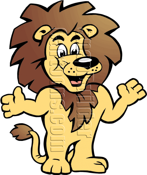 Stickertalk 10in X 3in Red You Cant Hide That Lion (600x600), Png Download