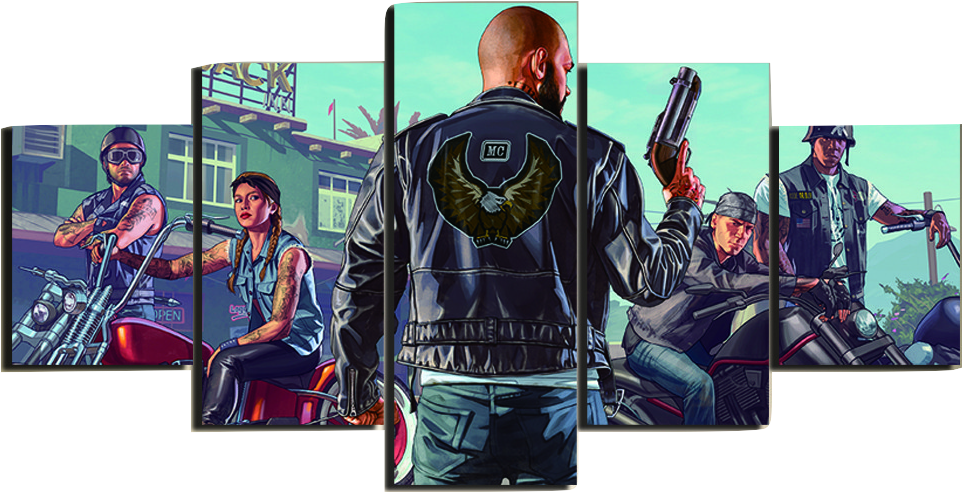 Wall Art Gang (999x539), Png Download