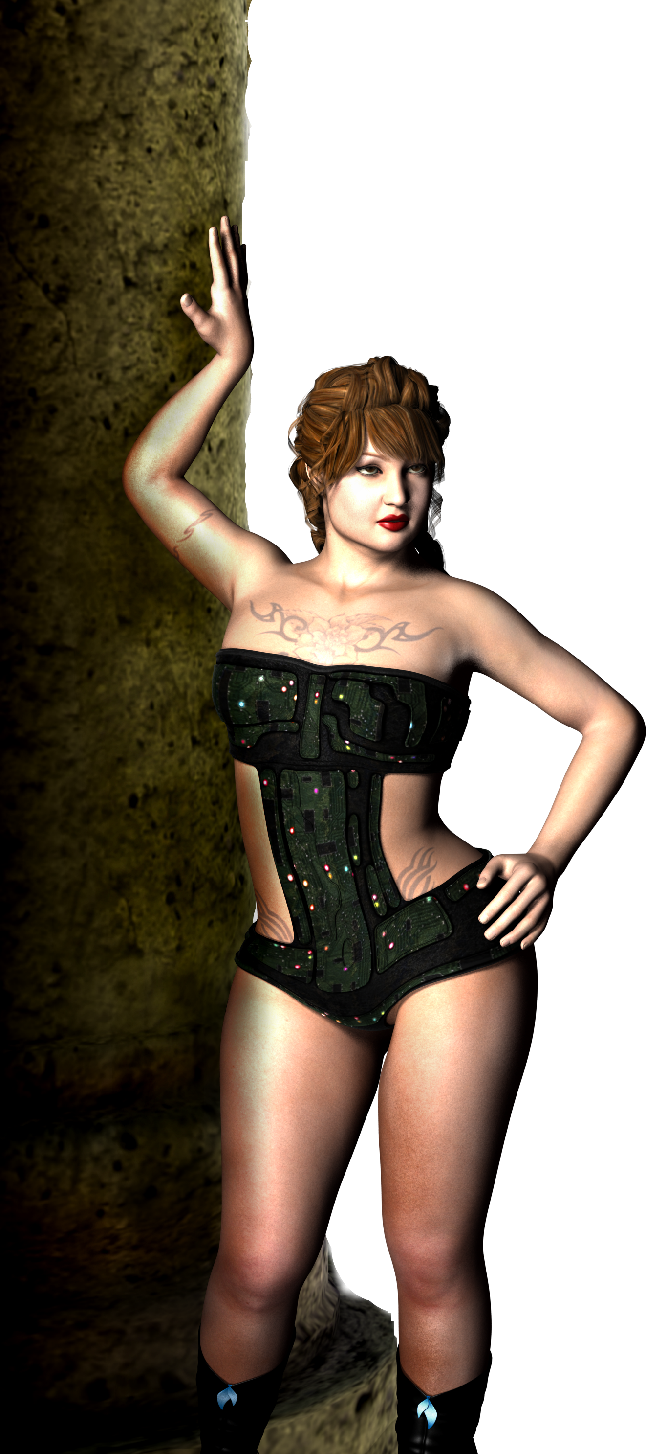 Warrior Fighter Woman Posing Girl 1005386 - Cosplay (2314x2971), Png Download