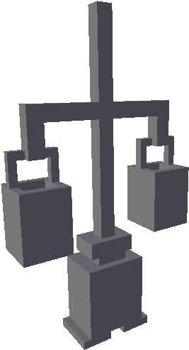 Broomstick - Cross (400x507), Png Download