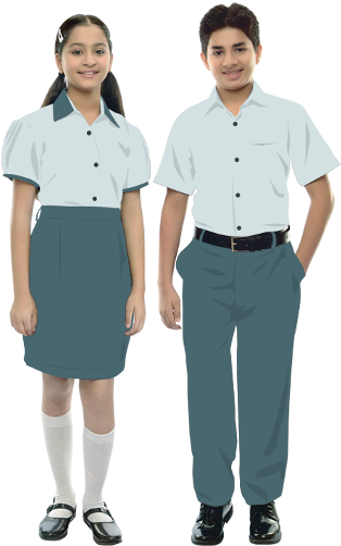 Sale Boy And Girl - School Dress Boy Png (355x504), Png Download