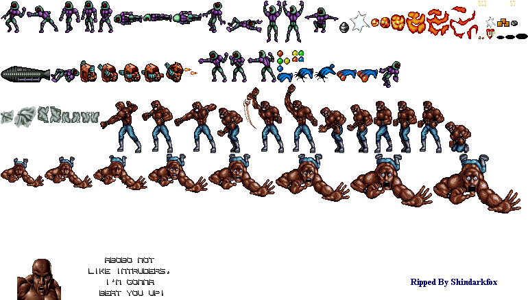 Btdd Stage1en - Battletoads And Double Dragon Sega Sprite (780x460), Png Download