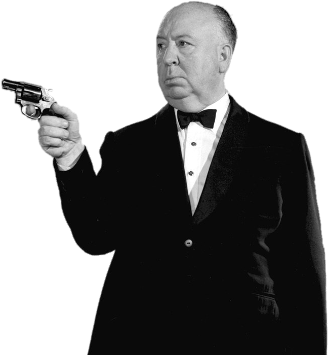 Alfred Hitchcock Holding A Pistol Png - Gute Reise (alfred Hitchcock Collectors Edition) Dvd (800x816), Png Download