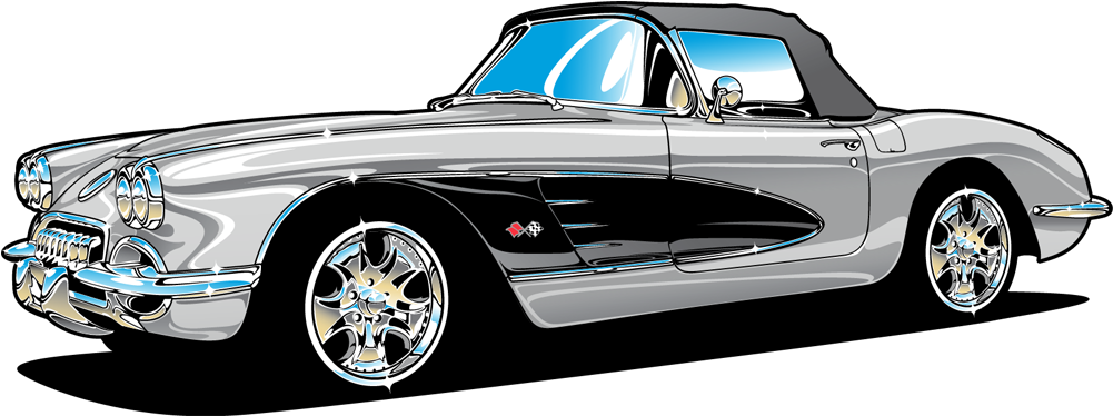 Chevrolet Clipart Transparent - Chevrolet Corvette (1200x750), Png Download