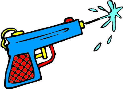 Pistol Clipart Water Gun - Water Gun Clipart Png (450x450), Png Download