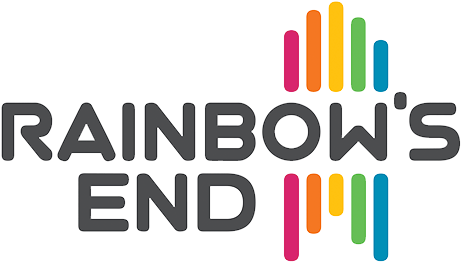 Logo-rainbows - Rainbow's End (500x500), Png Download