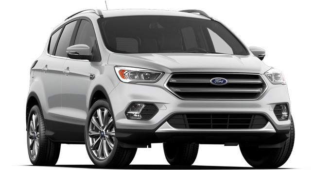 Silver 2017 Ford Escape Black Rims (750x350), Png Download