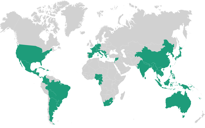 Carte Du Monde Moustique Tigre - World Map (690x440), Png Download