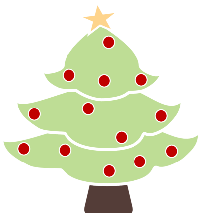 Christmas Clip Art Images - Christmas Tree Tumblr Png (405x436), Png Download