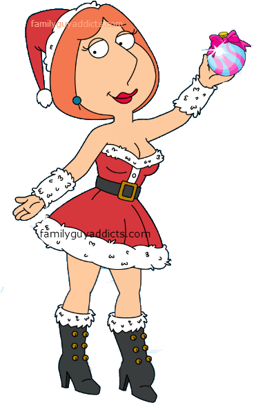 Sexy Santa Lois - Sexy Family Guy Characters (375x611), Png Download