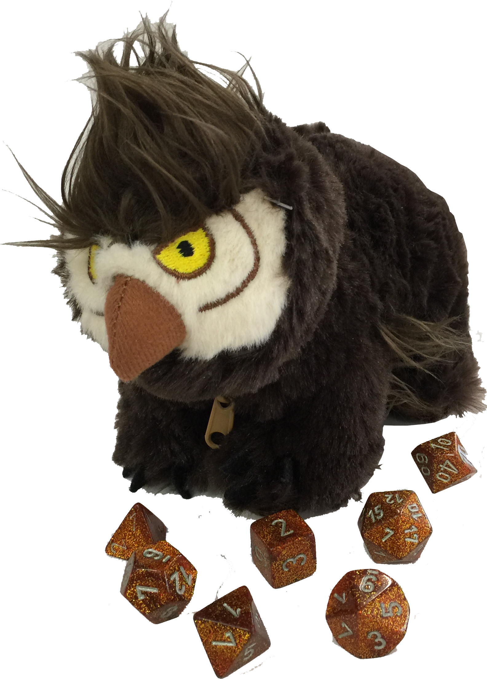 Up D&d Dice Cozy Owlbear - Owlbear Pouch (1584x2207), Png Download