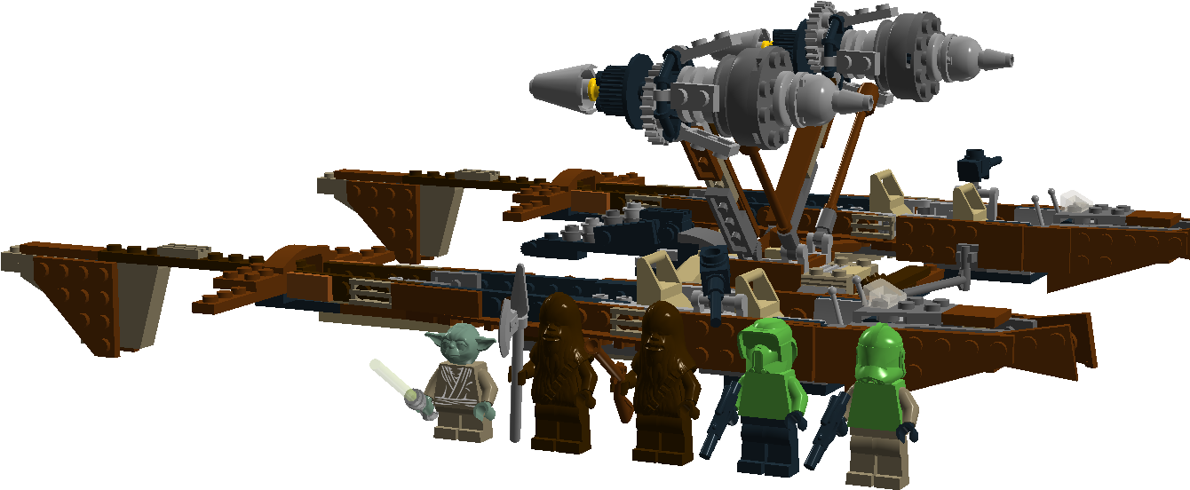 Wookie Catamaran - Lego Wookiee Catamaran (1348x709), Png Download