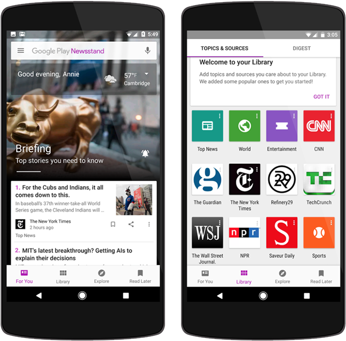 Google Play Newsstand - Google Newsstand (758x716), Png Download