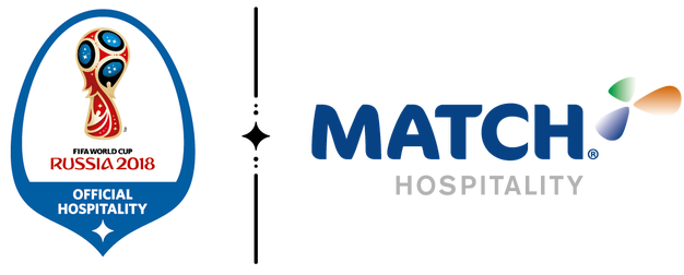 Match Hospitality Y La Organización De Rusia 2018 Acordaron - Fifa World Cup 2018 Logo Gold (667x303), Png Download