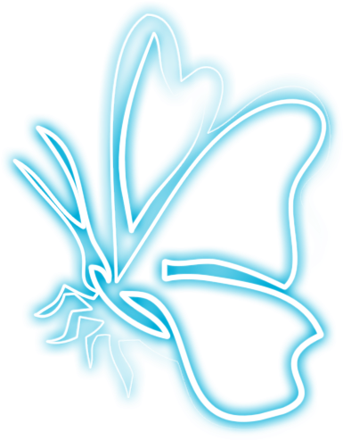 Borboleta De Luz Png (600x500), Png Download