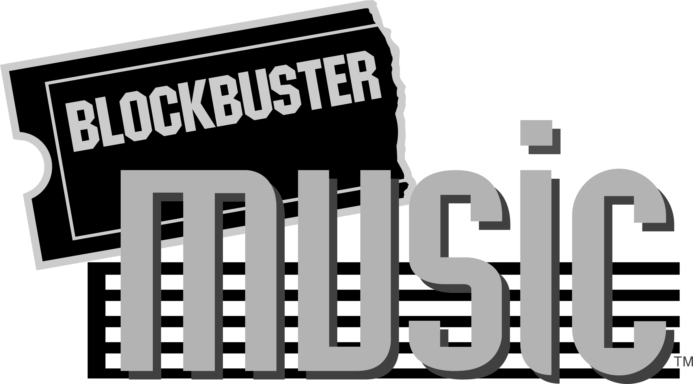 Blockbuster Music Logo Png Transparent - 10 Back Wall Vinyl Pop Up Outdoor Event Display Canopy (2400x1330), Png Download