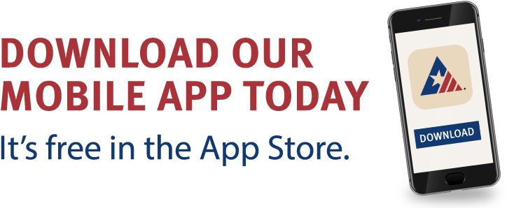 Download Our Mobile App Today - Bank Of American Fork (801x324), Png Download
