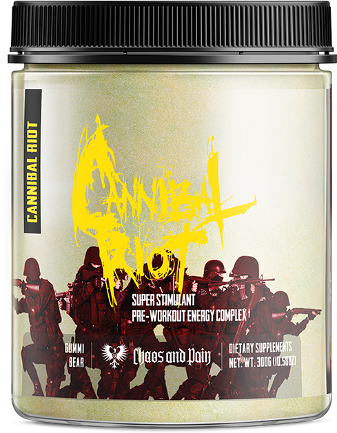 Cannibal Riot, The Best, Fast Acting, High Focus, Energy - Pre-workout (1000x1000), Png Download