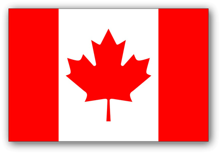 Canadian Charts - Canada Flag (446x313), Png Download