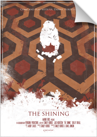 The Shining - Affiche Shining (674x516), Png Download