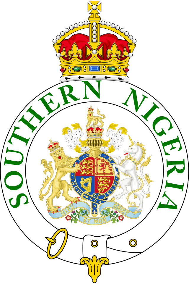 The Badge Of The Southern Nigeria Protectorate - Southern Nigerian Badge (640x960), Png Download