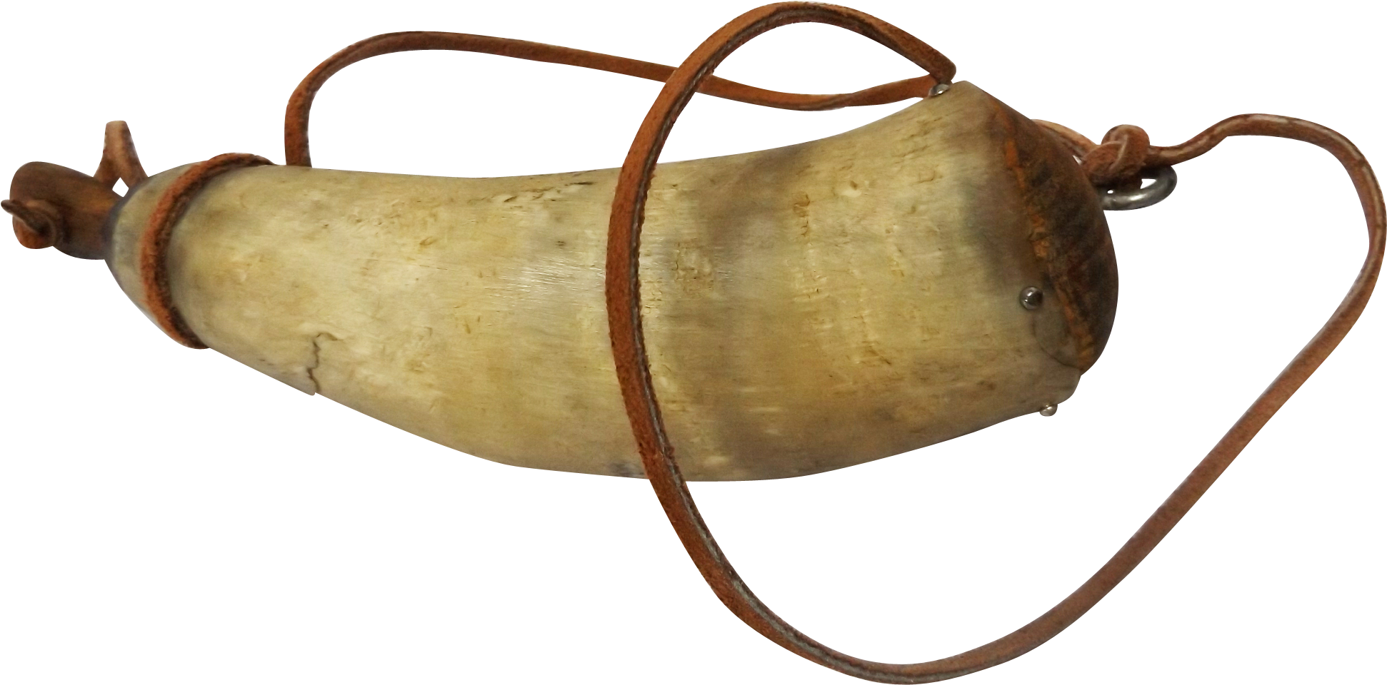 Vintage Bull Horn Powder Horn - Powder Horn (1941x1941), Png Download