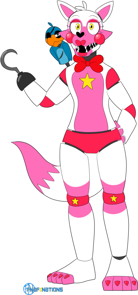 Boy Rock Star Clipart - Fnaf Rockstar Mangle (651x1228), Png Download