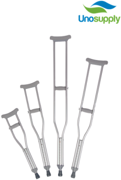Crutches - Wheelchair And Crutches Hd Png (301x400), Png Download