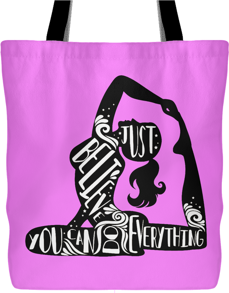 Lady Silhouette 1 Tote - Funny Health And Exercise Quotes (1024x1024), Png Download