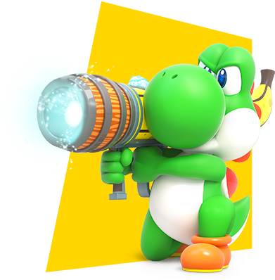 While Mario Rabbids Kingdom Battle Isn't The Toughest - Yoshi Mario And Rabbids (400x500), Png Download