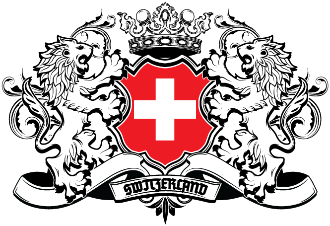 Switzerland Flag Herladic Lions T-shirt - Flag Of Croatia T Shirt (782x659), Png Download
