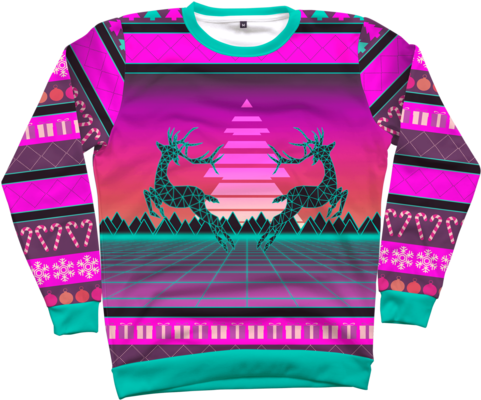 Retrofuturistic Christmas - Christmas Day (480x480), Png Download