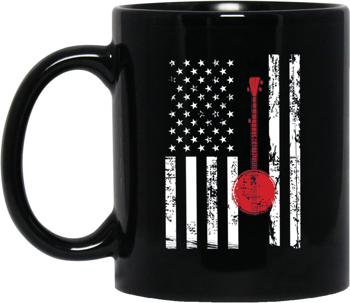 Drum Cymbal American Flag T Shirtbn (1155x1155), Png Download