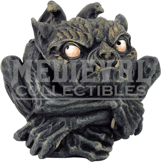 Paranoid Gremlin Gargoyle Statue - Toad Gargoyle (593x593), Png Download