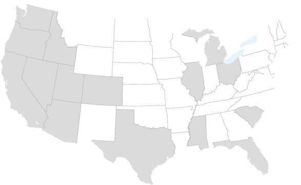 Redstone Residential - Black And White Usa Map Civil War (600x444), Png Download