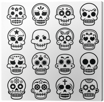 Halloween, Mexican Sugar Skull, Dia De Los Muertos - Imagenes De Dia De Muertos Animadas (400x400), Png Download