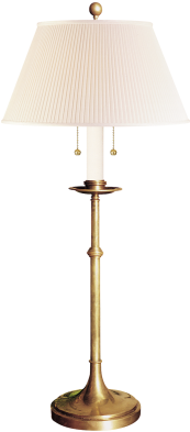 Dorchester Club Table Lamp In Antique-burnished Brass - Visual Comfort Cha8188ab-b E.f. Chapman Dorchester (398x597), Png Download