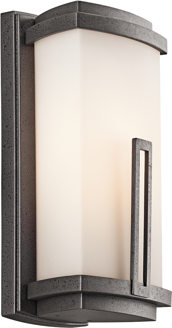 Kichler 49110 Leeds Collection 1 Light 12" Outdoor (1200x1200), Png Download