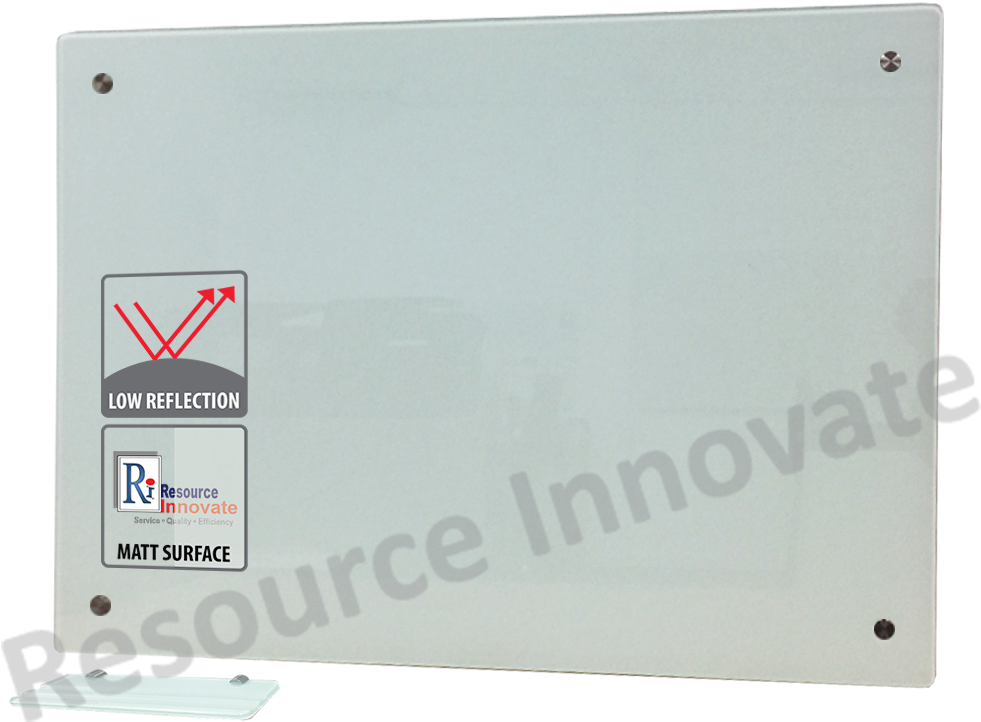 Anti Glare Magnetic Tempered Glass Writing Board - Writing Board (1000x815), Png Download