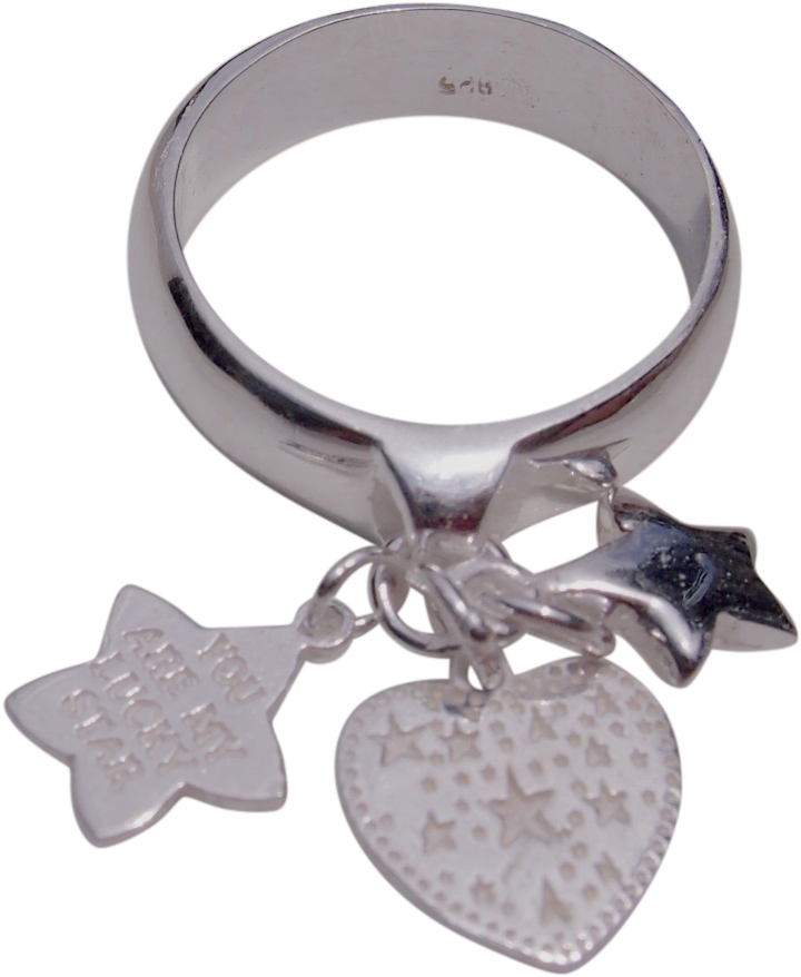 Ring Paris Lucky Star - Joy Jewellery Bali (974x974), Png Download