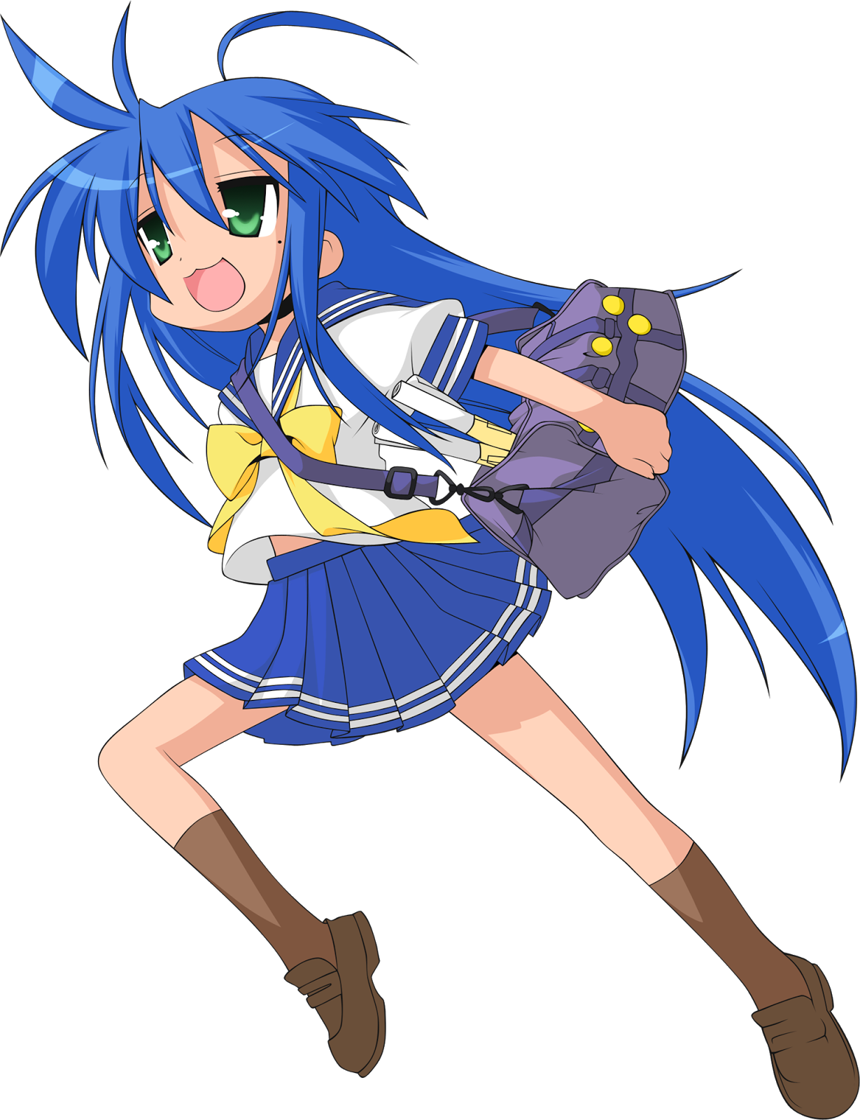 A Diferencia De La Mayoría De Las Series Animadas Japonesas, - Konata Izumi Png (1229x1600), Png Download
