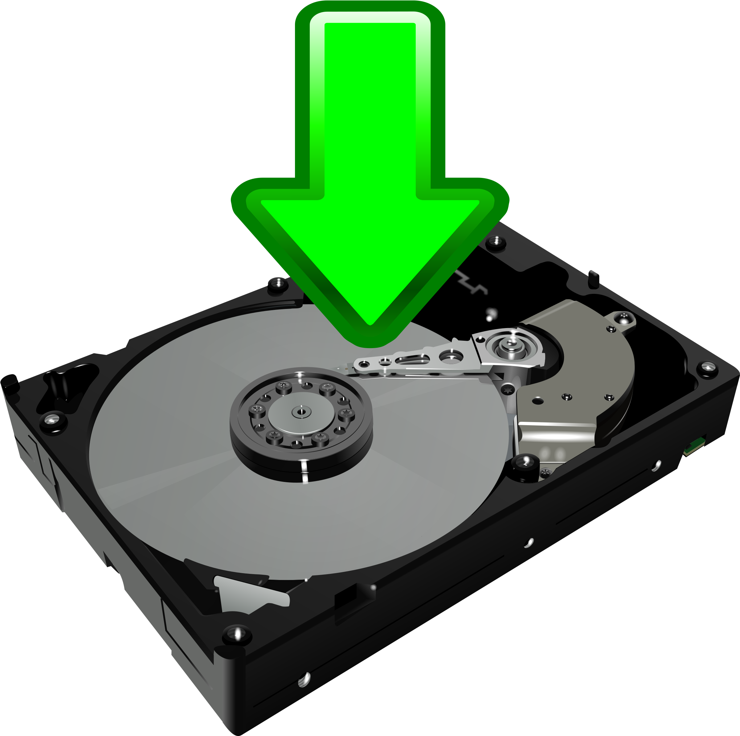 This Free Icons Png Design Of Download Icon Hdd (2400x2400), Png Download