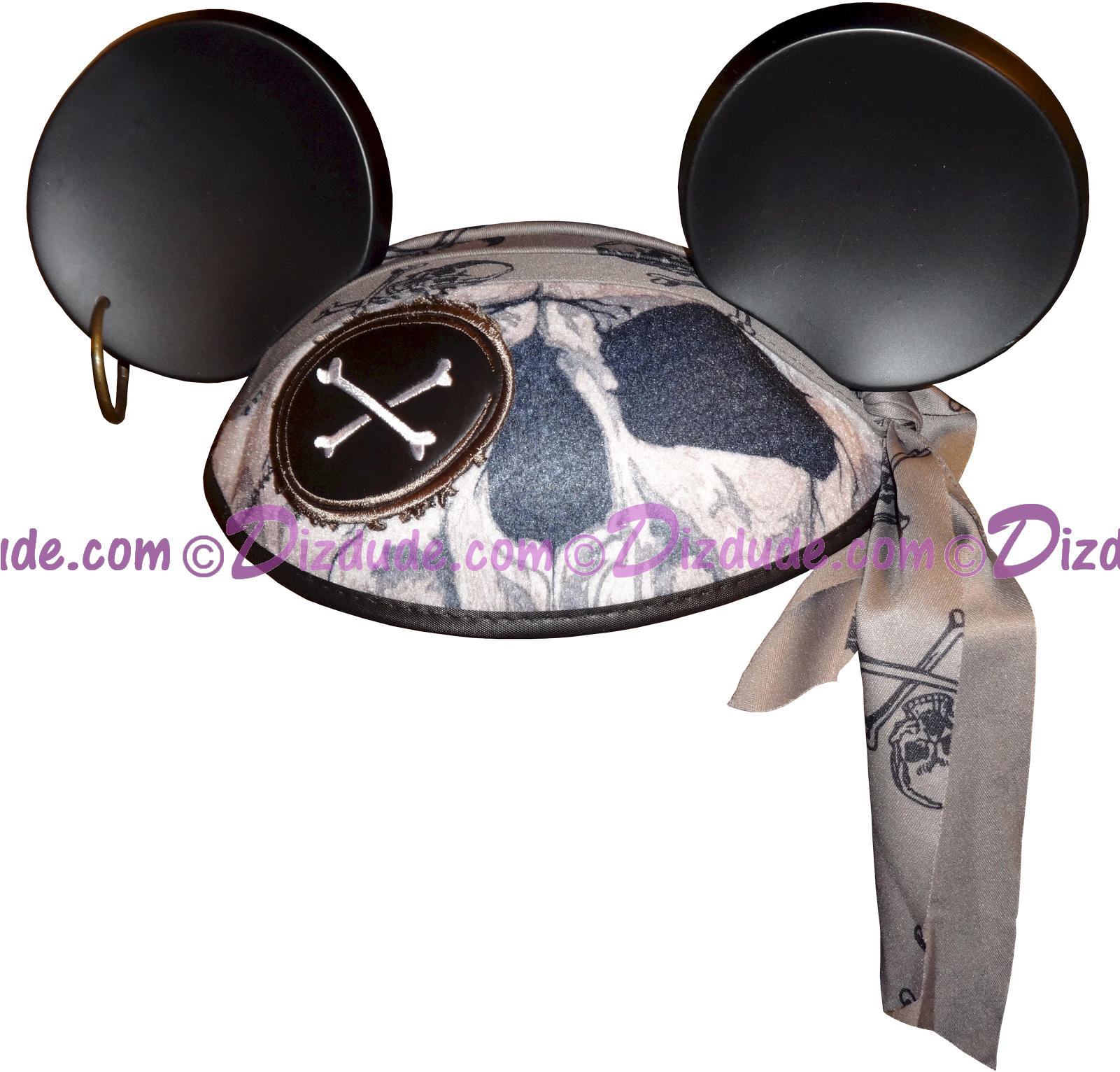 Pirate Mickey Ear Hat ~ Disney Magic Kingdom - Disney Parks Pirates Ear Hat Mickey Mouse Ears (1600x1609), Png Download