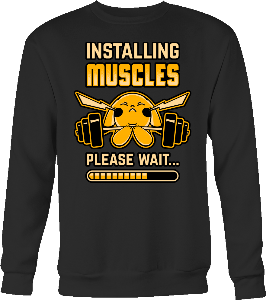 Pokemon Pikachu Muscles Sweatshirt T Shirt - Mewtwo Shirt (1000x1000), Png Download