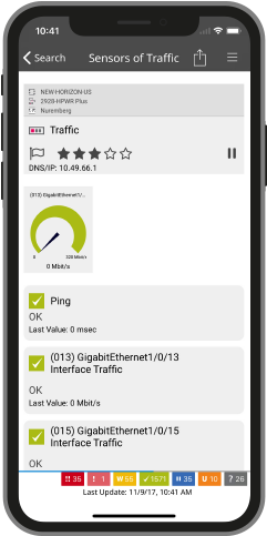 Ios-01 - Prtg Mobil (280x511), Png Download