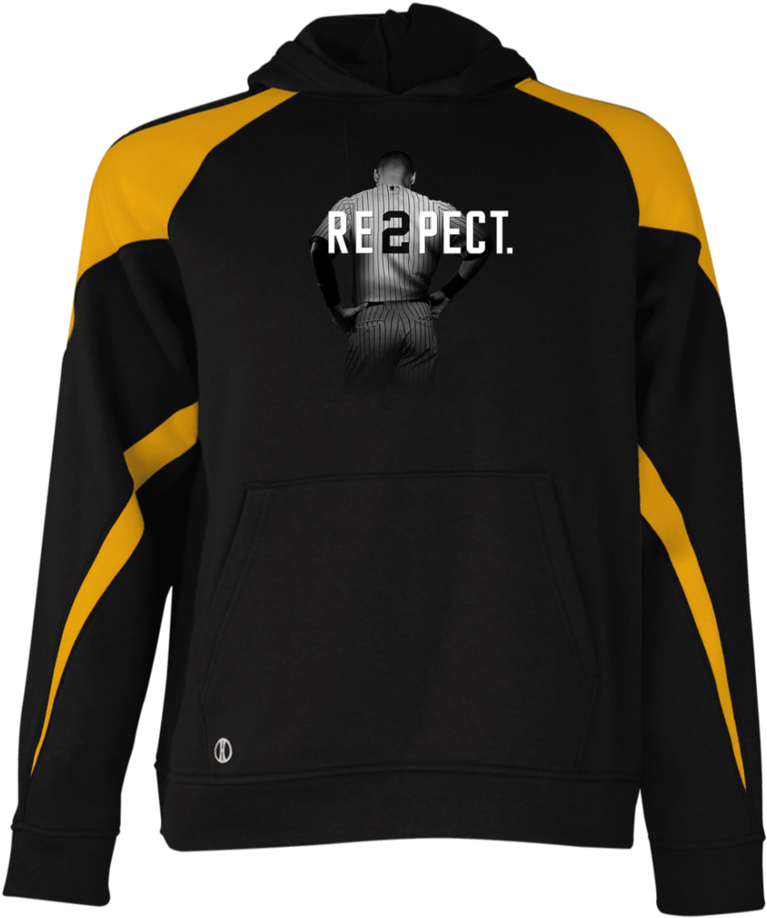 Respect Derek Jeter Youth Colorblock Hoodie Sweatshirts - Merry Christmas Dog Ugly Christmas Sweater (1024x1024), Png Download