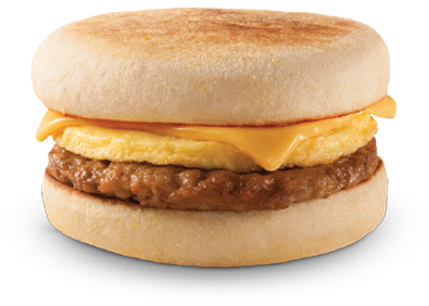 English Muffin Sandwich - English Muffin Sandwich Png (400x347), Png Download